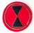 Ww2 us 7th infantry division bullion patch