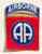 Ww2 us 82nd airborne with red stitch patch