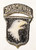 SOLD, Ww2 us 101st airborne type 3 tab attached to patch