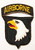 Ww2 us 101st airborne type 1 tab not attached to patch