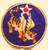 ww2 us china air task force silk on silk patch
