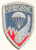 Occupation  us Japan 187th airborne regimental combat team silk patch
