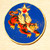 ww2 us china air task force leather painted patch c