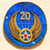 Ww2 us 20th Air Force bullion patch
