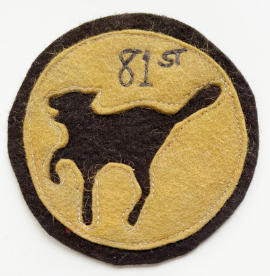 Ww1 us 81st infantry division patch 15