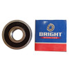 Bright Deep Groove Ball Bearing 6304-2RS,
Inside Diameter: 20mm 
Outside Diameter: 52mm 
Width: 15mm 
Seal Type: Rubber seal on both sides
