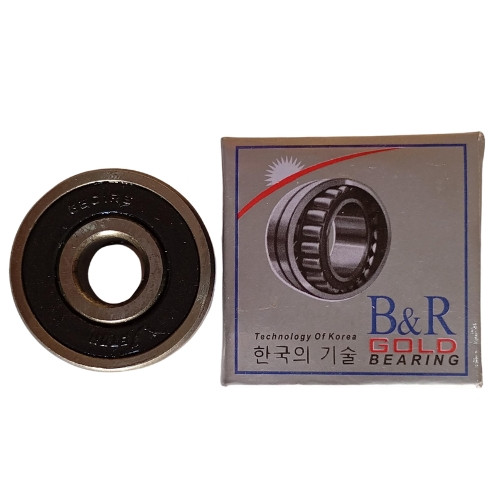 B&R Gold Deep Groove Ball Bearing 6301-2RS Generic,
Inside Diameter: 12mm 
Outside Diameter: 37mm 
Width: 12mm 
Seal Type: Rubber seal on both sides
