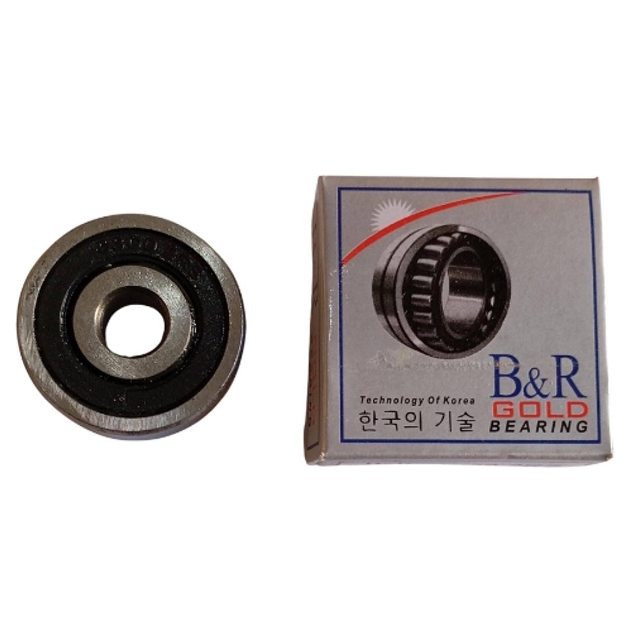 B&R Gold Deep Groove Ball Bearing 6300-2RS Generic
Inside Diameter: 10mm 
Outside Diameter: 35mm 
Width: 11mm 
Seal Type: Rubber seal on both sides