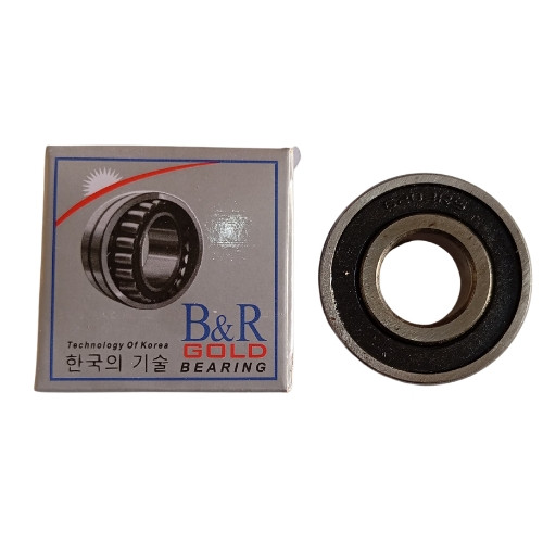 B&R Gold Deep Groove Ball Bearing 6203-2RS Generic,
Inside Diameter: 17mm 
Outside Diameter: 40mm 
Width: 12mm 
Seal Type: Rubber seal on both sides B&R Gold Deep Groove Ball Bearing 6203-2RS Generic,
Inside Diameter: 17mm 
Outside Diameter: 40mm 
Width: 12mm 
Seal Type: Rubber seal on both sides