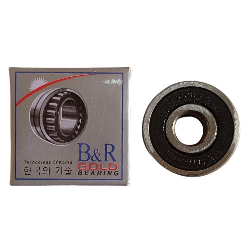 B&R Gold Deep Groove Ball Bearing 6301-2RS Generic,
Inside Diameter: 12mm 
Outside Diameter: 37mm 
Width: 12mm 
Seal Type: Rubber seal on both sides