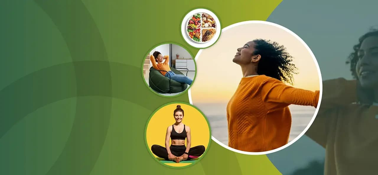 NERS Image for Eco Your Way showing women relaxing, stetching and their meals