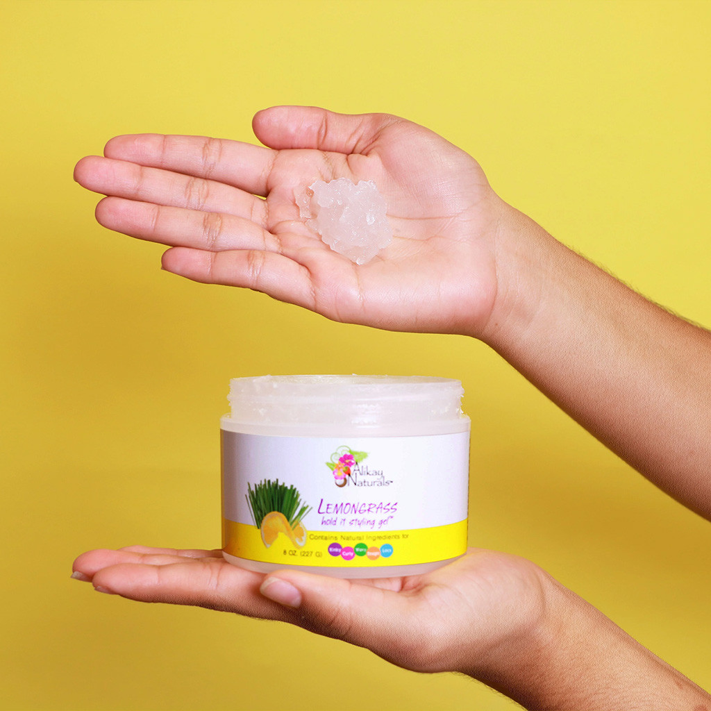 Lemongrass Hold It Styling Gel - Long Lasting Hold | Alikay Naturals
