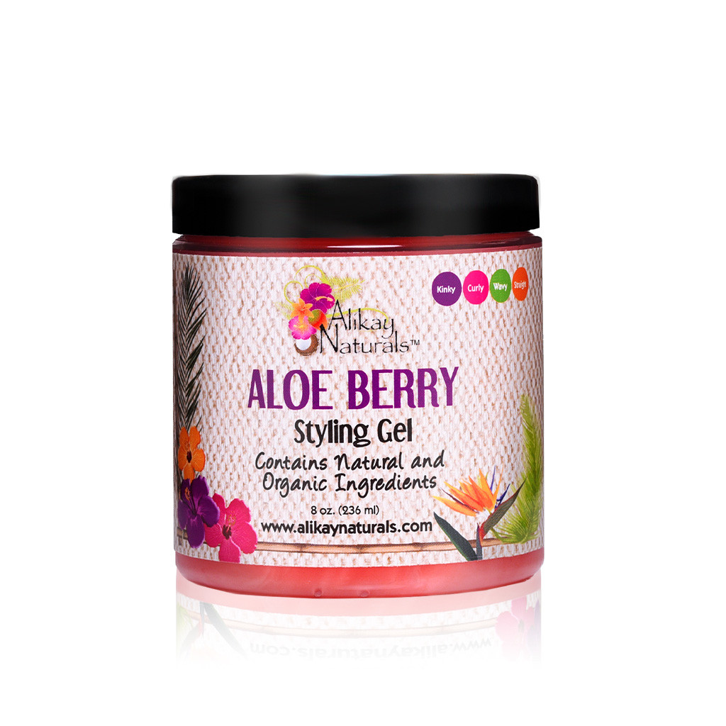 Aloe Berry Styling Gel - Alcohol-Free Curl Definer | Alikay Naturals
