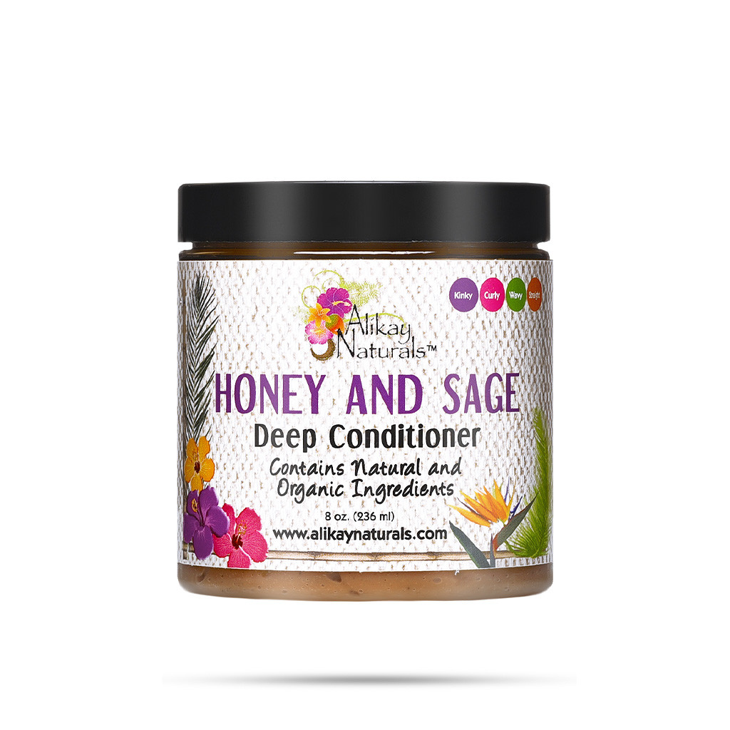 Honey & Sage Deep Conditioner for Natural Hair | Alikay Naturals