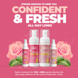 HER by Alikay Naturals natural feminine wash for pH balance, daily freshness and odor control, normal formula