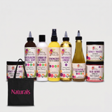 Complete loc care regimen by Alikay Naturals with 8 natural products for cleansing, moisturizing and styling starter and mature locs