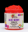 Woman with defined frizz-free natural curls styled with Alikay Naturals Aloe Berry Styling Gel no crunch, no flaking