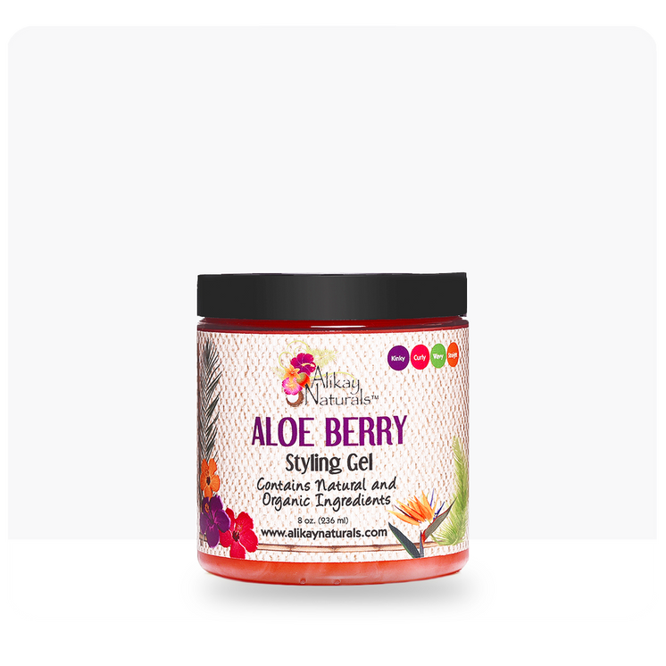 Aloe Berry Styling Gel - Alcohol-Free Curl Definer | Alikay Naturals