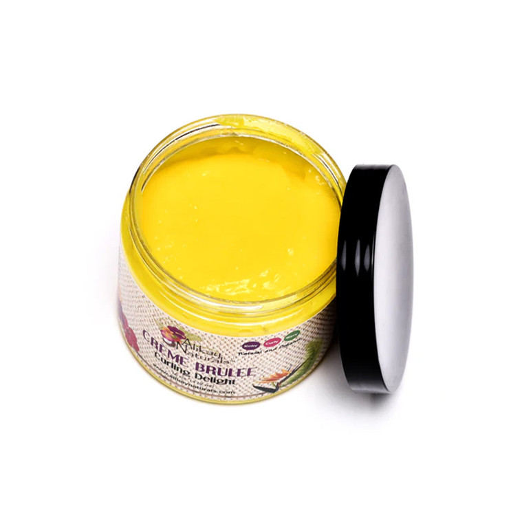 Alikay Naturals award-winning Creme Brulee Curling Delight curl cream for 3A to 4C kinky coily and curly hair 8oz and 16oz