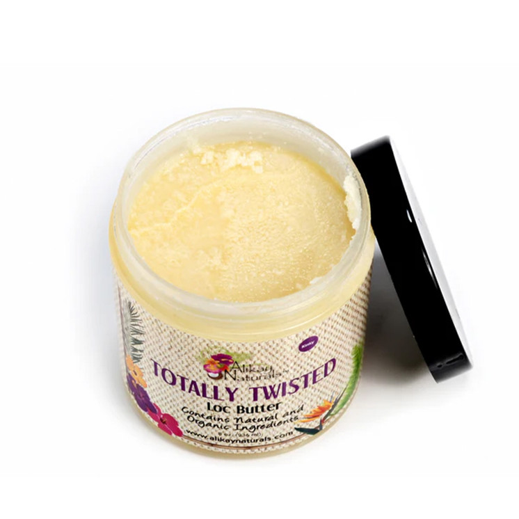 Totally Twisted Loc Butter by Alikay Naturals paraben-free petroleum-free loc styling butter for all loc types 8oz and 16oz