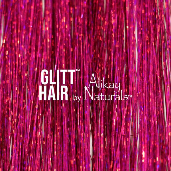 Alikay Naturals GlittHair™ Tinsel - Hibiscus Bomb