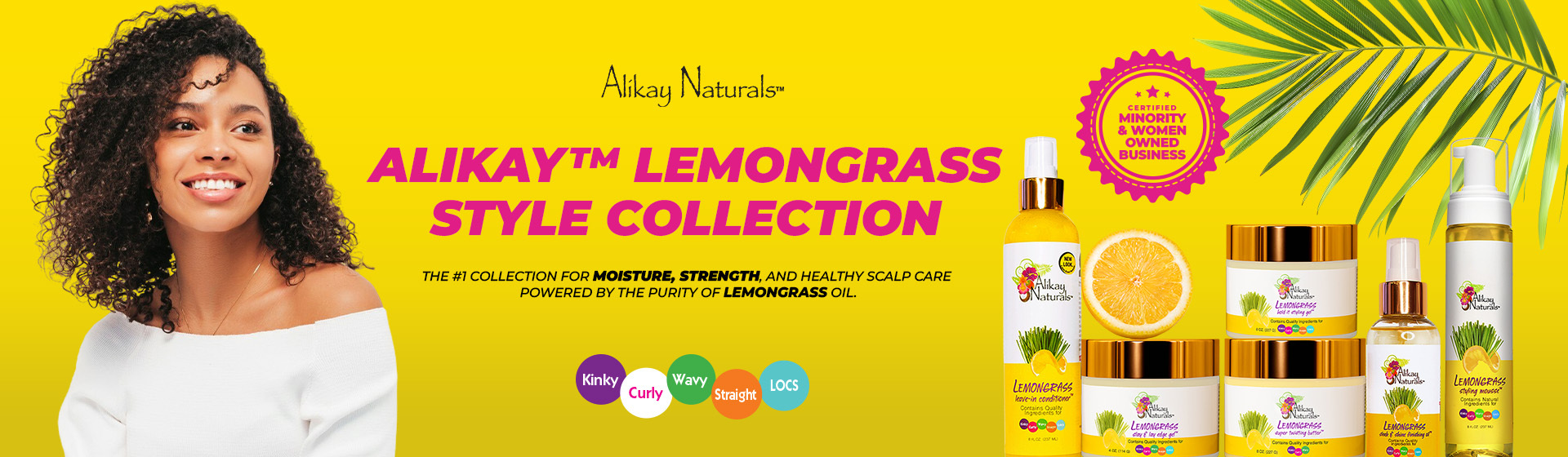 Lemongrass Collection - Natural Hair Styling Products | Alikay