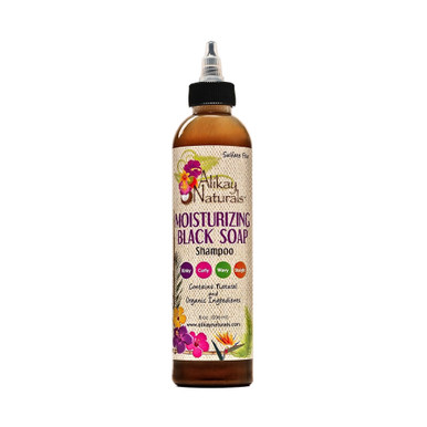 Moisturizing Black Soap Shampoo | Black Shampoo | Alikay Naturals