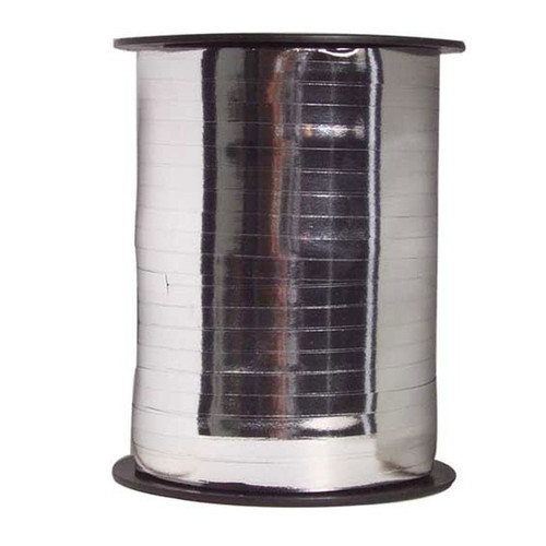Metallic Silver Balloon Ribbon Metallic Silver Balloon Ribbon