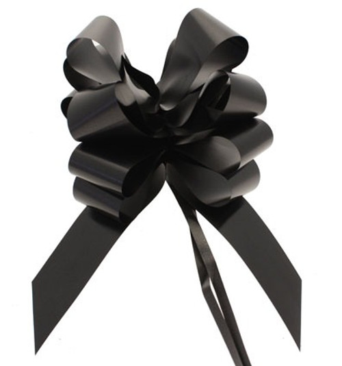Black Pull Bows 50mm