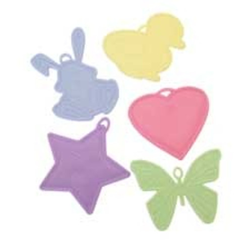 Assorted Pastel Balloon Weights (Pack of 50) Assorted Pastel Balloon Weights (Pack of 50)