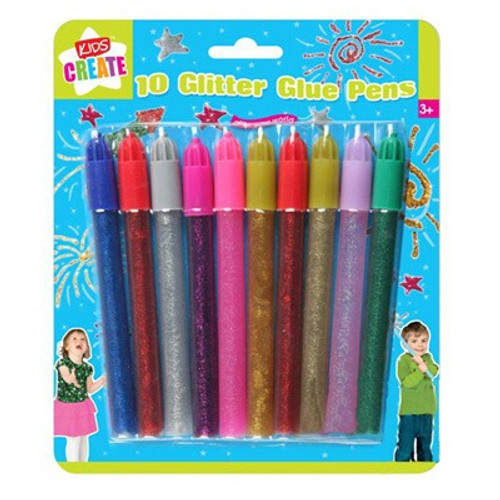 10 Glitter Glue Pens - Discontinued