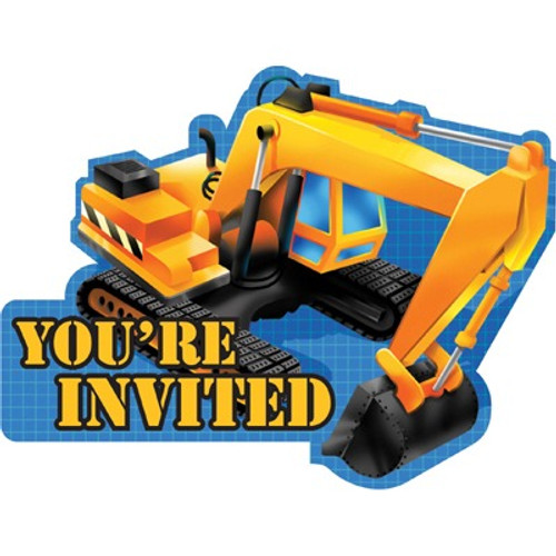 Construction Party Invitations - Discontinued