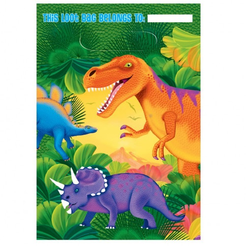 Dinosaur Party Loot Bags - Discontinued