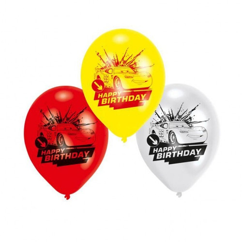 Disney Cars 2 Happy Birthday Balloons - Discontinued