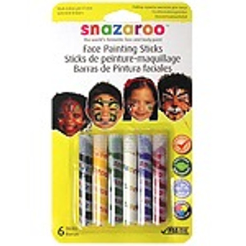 Face Paint Kit Face Painting Sticks Unisex 6 Pack - Discontinued