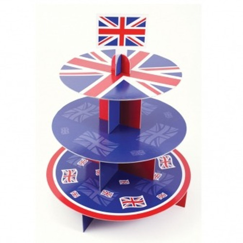 Great Britain 3 Tier Cupcake Stand - Discontinued