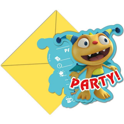 Henry Hugglemonster Party Invitations Henry Hugglemonster Party Invitations