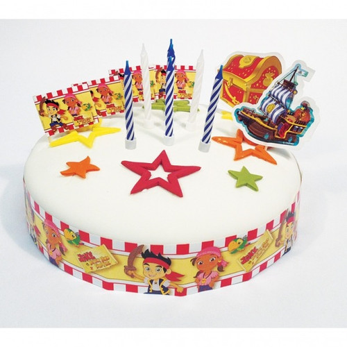 Jake and the Never Land Pirates Party Cake Decorating Kit - Discontinued