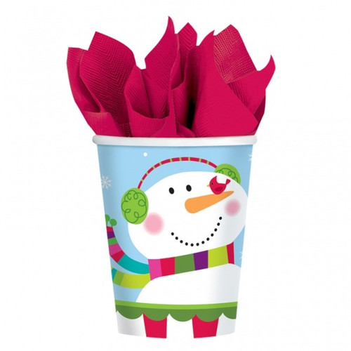 Joyful Snowman Party Cups - Discontinued