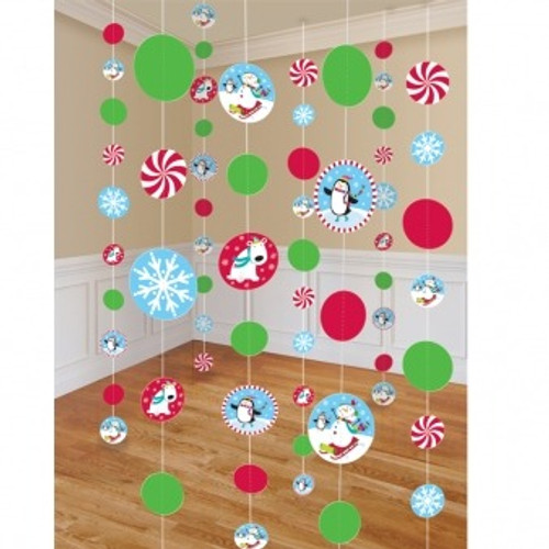 Joyful Snowman Party String Decorations - Discontinued