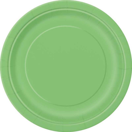 Lime Green Paper Party Plates (8pk) Lime Green Paper Party Plates (8pk)