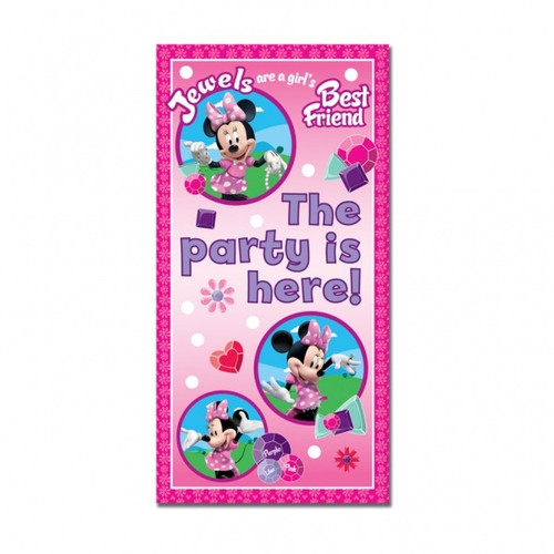 Minnie Mouse Party Here Door Sign - Discontinued