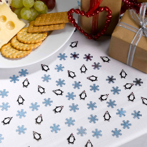 Party Penguin Christmas Table Confetti - Discontinued