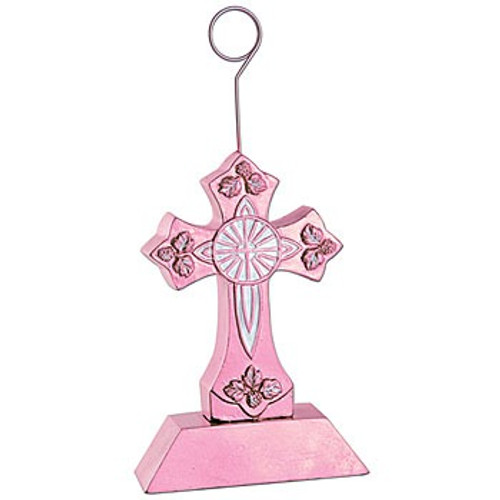 Pink Cross Balloon Weight - Discontinued