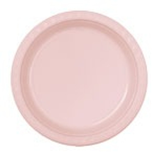 Pink Plastic Party Plates - Discontinued