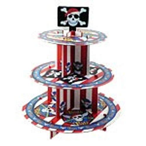 Pirate Party 3 Tier Cupcake Stand - Discontinued