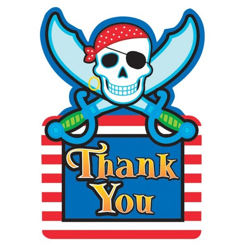 Pirate Party Thank You Cards - Discontinued