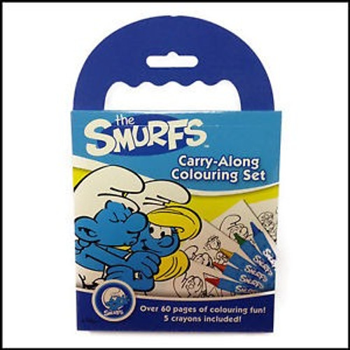 Smurfs Carry Along Colouring Set - Discontinued