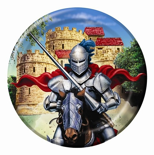 Valiant Knight Party Plates - Discontinued