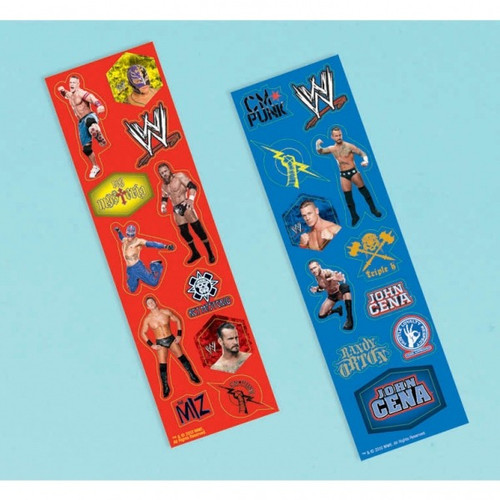 WWE Wrestling Party Stickers - Discontinued